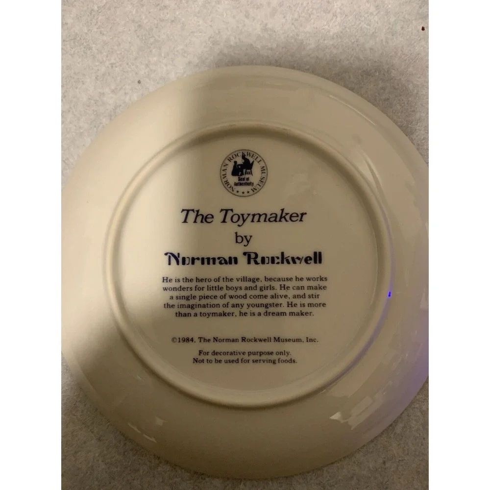 Vintage Norman Rockwell Plate & Bell‎ Bundle 